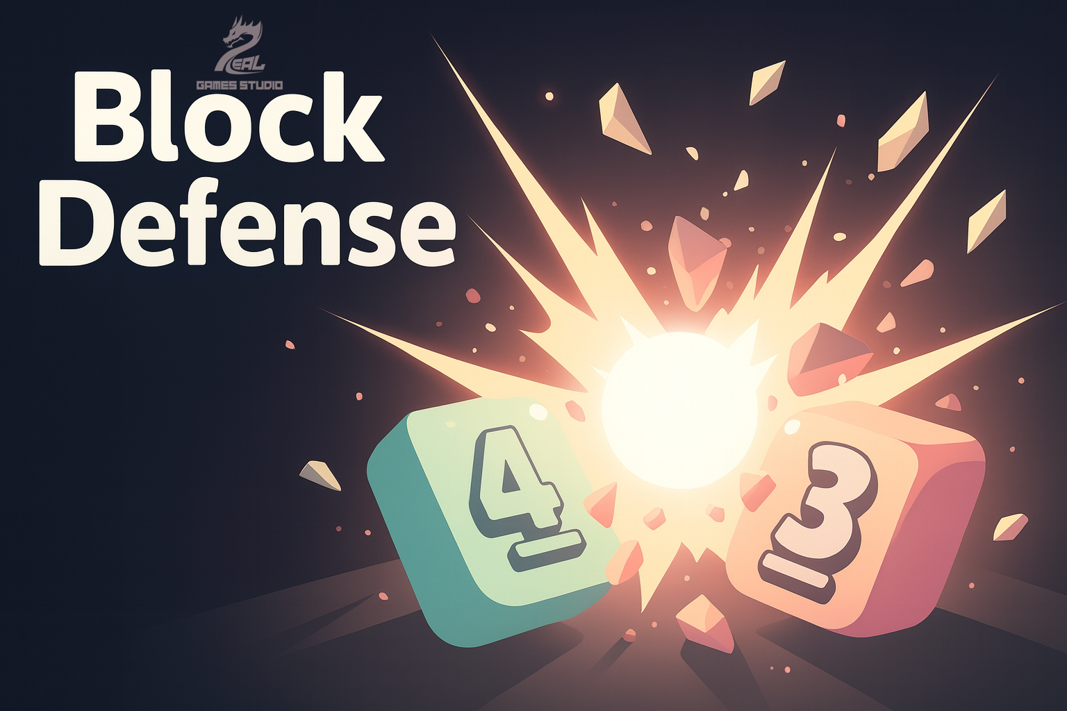 Block Defense 3D: Drag & Blast!